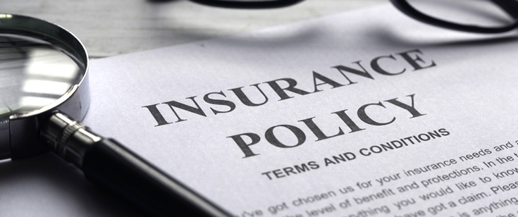 Close-up of paperwork insurance policy terms and conditions Close-up of paperwork insurance policy terms and conditions
