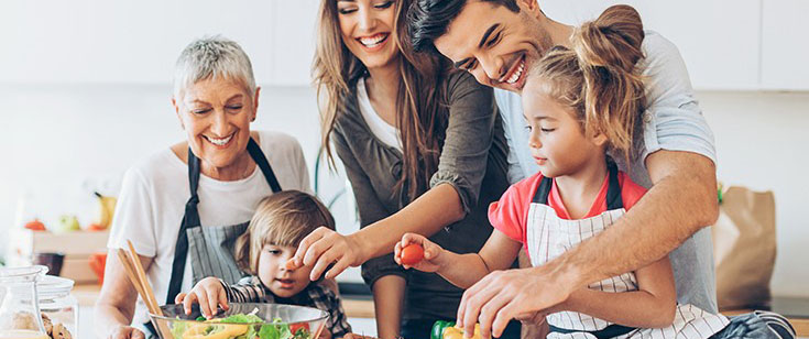Family cooking Family cooking