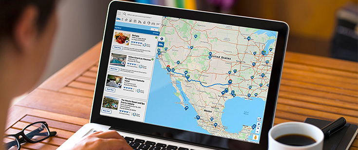 Image of TripTik Travel Planner site Image of TripTik Travel Planner site