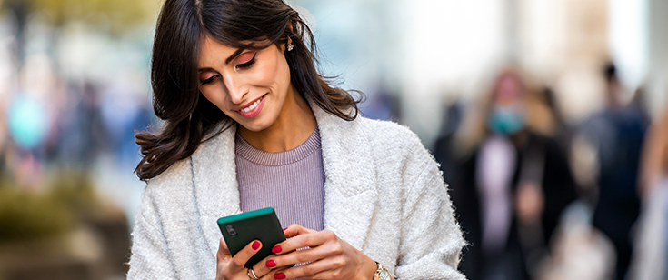 Woman on cell phone Woman on cell phone