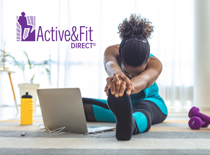 Woman exercising at home Woman exercising at home