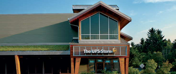 UPS store front UPS store front