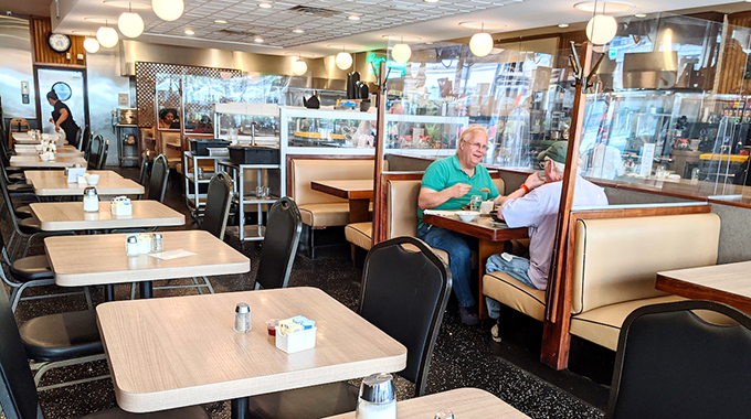 Lou Mitchell’s Restaurant Interior