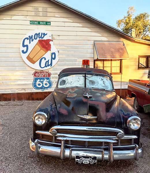 Snow-cap Drive-In Car