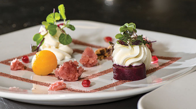 Beetroot salad. | Photo by Lynne Buchanan