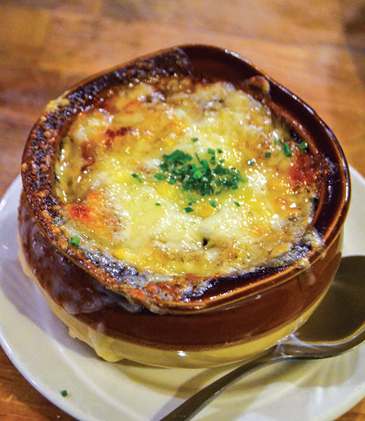 French onion soup. | Photo by Julie Cutting
