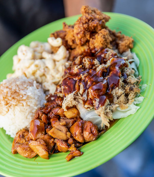 Kimo’s Hawaiian BBQ plate lunch