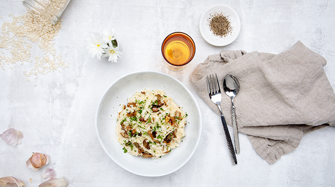 Via Maestra 42's Risotto ai Funghi Porcini