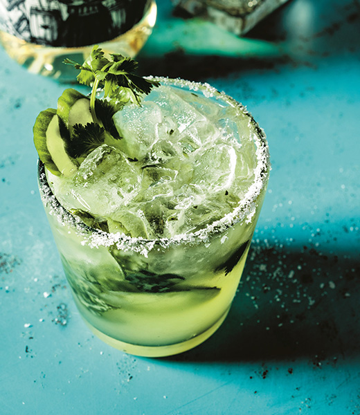 Cucumber cilantro margarita by Danny Trejo 