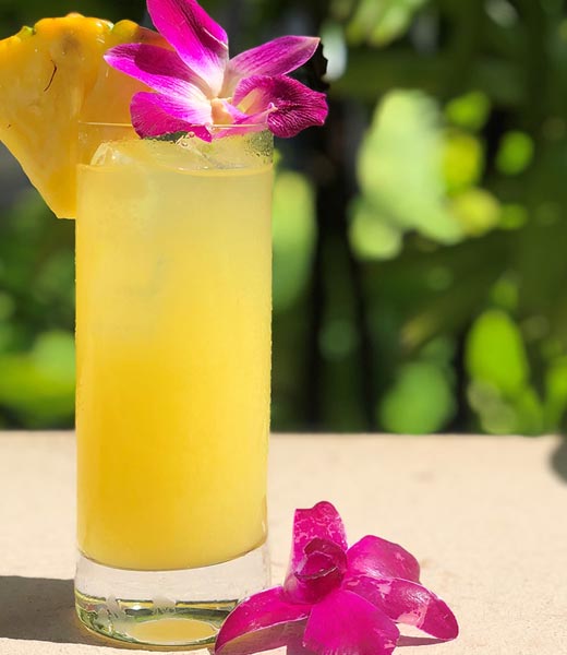 Punahele Punch mocktail from The Ritz-Carlton