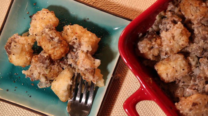 Tater tot casserole