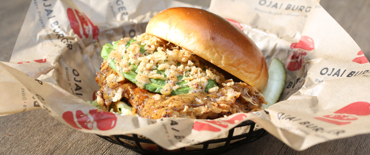 Ojai Burger Topa Topa Chicken Sandwich Ojai Burger Topa Topa Chicken Sandwich