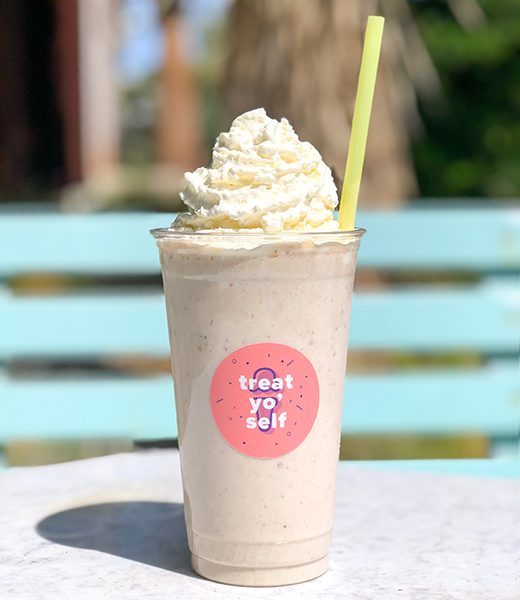 Coachella Valley Date milkshake from Shop(pe) Ice Cream and Shop in Palm Springs. | Photo by Kayla Robles