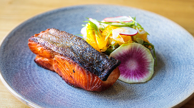 Saso's filet of Ōra King salmon from New Zealand. | Photo by Vanessa Stump