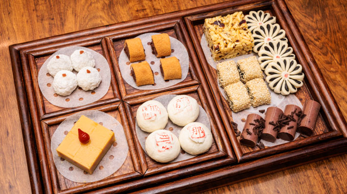 Assorted Eight, a variety of dim sum-style sweets