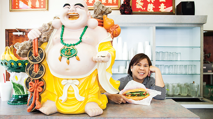 A bánh mì at Houston's Cali Sandwich and Pho is the perfect road trip food. | Photo by Julie Soefer