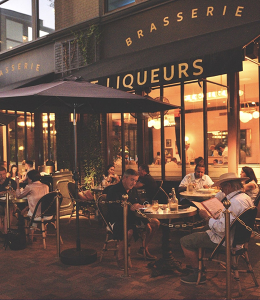 Outdoor dining at Brasserie Mon Chou Chou in San Antonio. | Photo by Pearl 