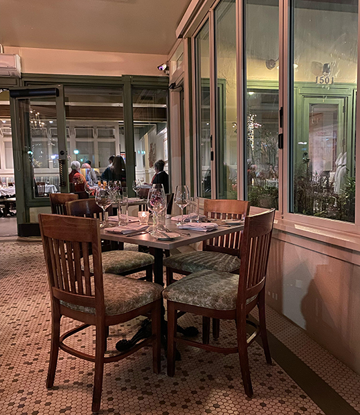 The dining room at Ellerbe Fine Foods in Fort Worth. | Photo courtesy Ellerbe Fine Foods