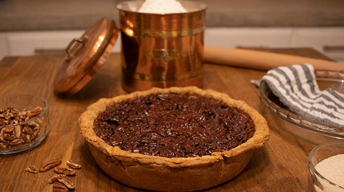 Candied yam pecan pie | Courtesy Cookhouse