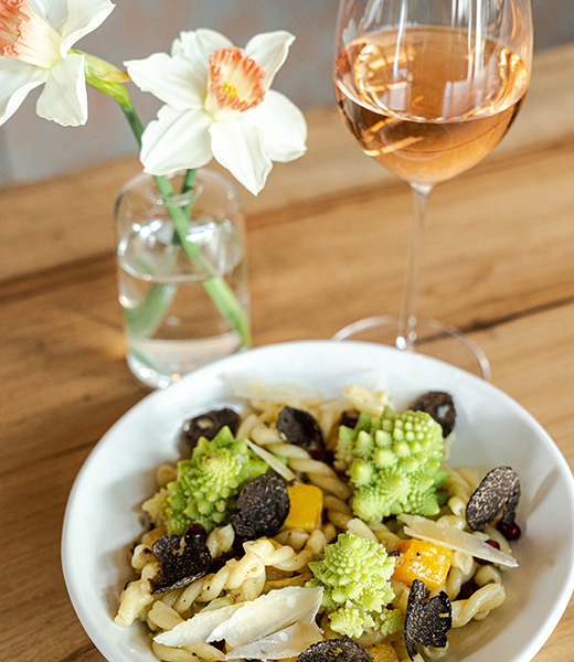 Gemelli pasta at Mutiny Wine Room. | Photo courtesy of Michael Anthony