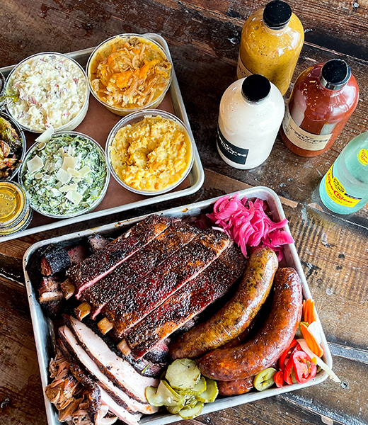 Signature meats and sides from Truth BBQ. | Photo courtesy Truth BBQ