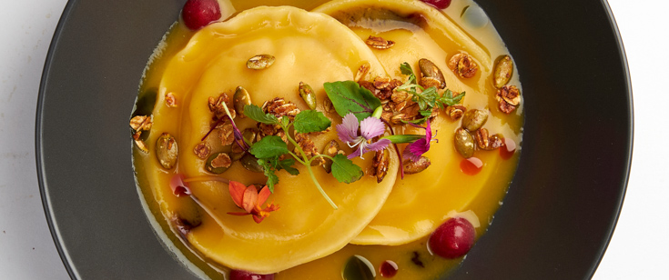 Willie's Modern Fare butternut squash ravioli Willie's Modern Fare butternut squash ravioli