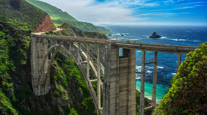 Overlooking Bixby Creek Bridge by Megan Empero