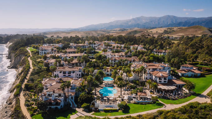 Aerial view of The Ritz-Carlton Bacara, Santa Barbara