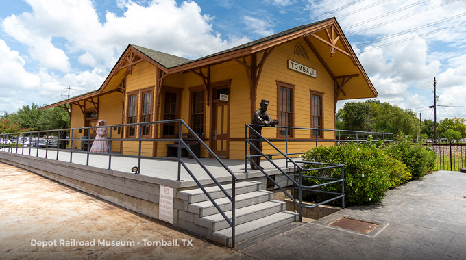 Depot Railroad Museum in Tomball, TX