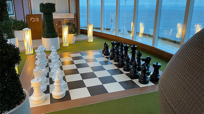  A giant chess set