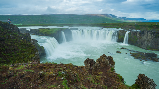 Goðafoss waterfall in Iceland