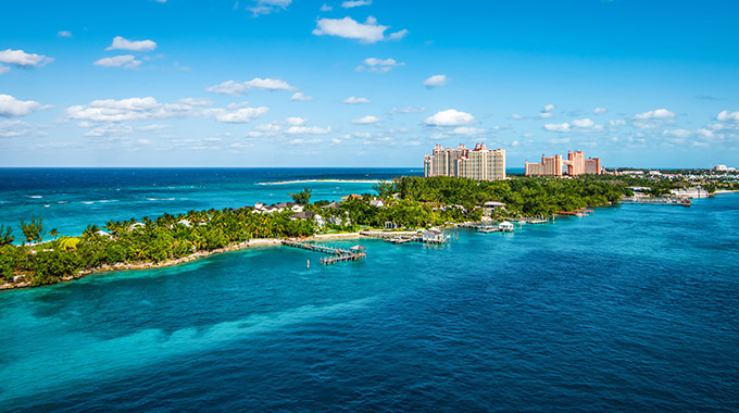 Paradise Island in the Bahamas
