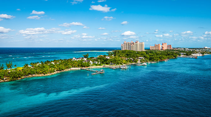 Paradise Island in the Bahamas