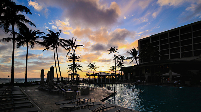 To help preserve its pristine tropical environment, Turtle Bay employs a whole host of solutions—sometimes, literally: In place of chlorine, you’ll find natural salt water-derived saline in the pools. | Photo courtesy Turtle Bay