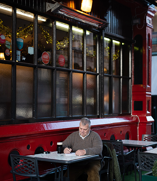 Visit Grogans and you just might see contemporary Irish writers sipping and scribbling. | Photo by Ruth Connolly