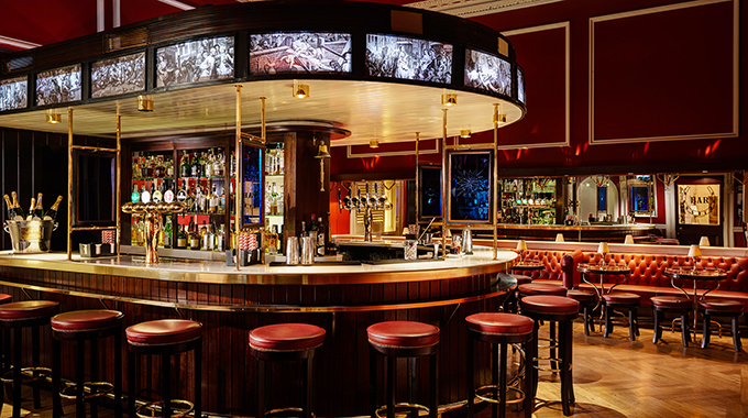 Poet Seamus Heaney is among the greats who’ve hoisted a drink at The Horseshoe Bar in the Shelbourne hotel. | Photo by Barry Murphy Photography