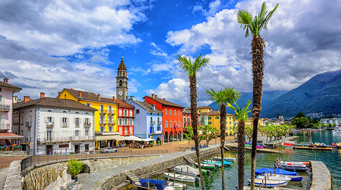 Locarno on Lago Maggiore, Switzerland. | Photo by Boris Stroujko/stock.adobe.com 