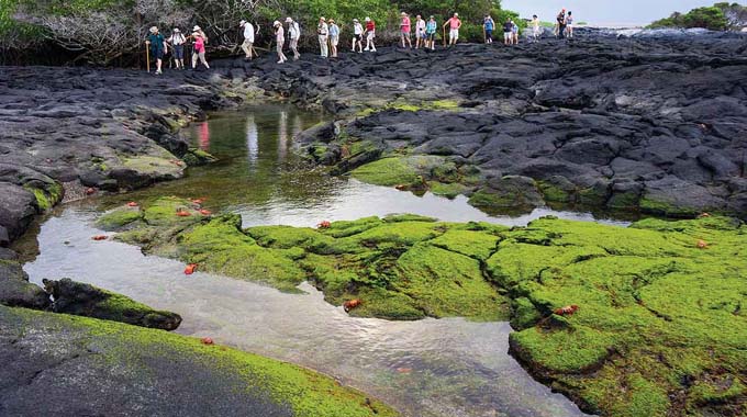 galapagos hike