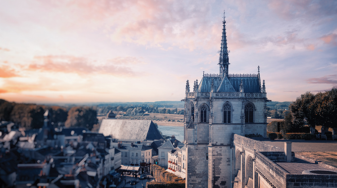 The town of Amboise in France's Loire Valley