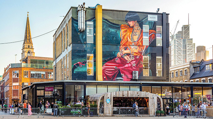 London’s East End neighborhoods have eye-popping murals. | Photo by Jon Reid/visitlondon.com