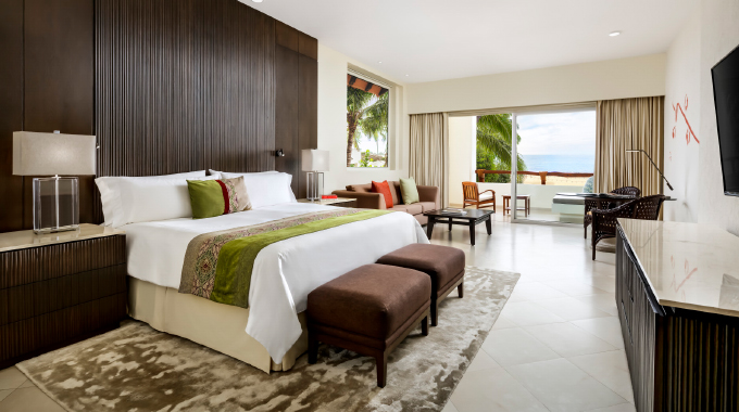 A master suite at Grand Velas Riviera Nayarit. 