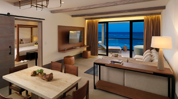 An ocean-view room UNICO 20°87° Hotel Riviera Maya . 