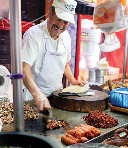 Roma food vendor