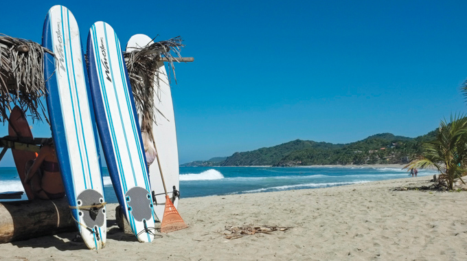 Surfboards for hire in Sayulita, Mexico | Photo by John Cairns/Alamy