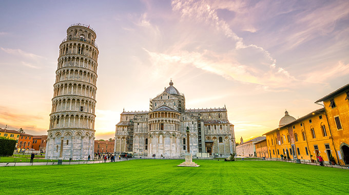 The Leaning tower of Pisa