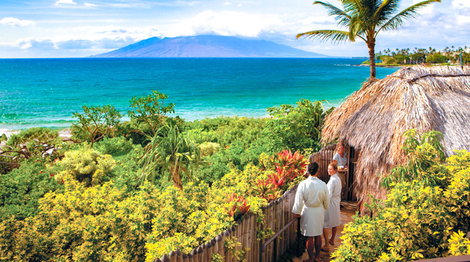 Lush gardens and blue-green waters make for an Edenic setting at Maui’s Four Seasons. | Photo Courtesy Four Seasons Resort Maui at Wailea