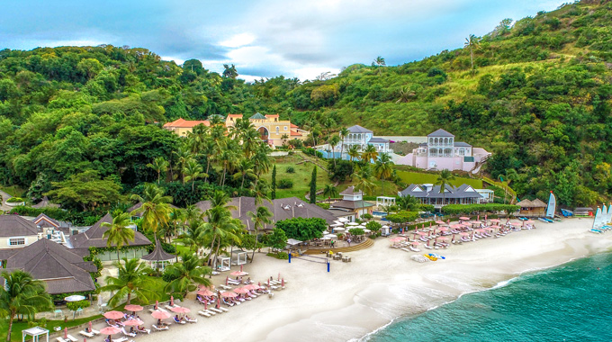 Caribbean waters meet verdant hills at BodyHoliday on St. Lucia. | Photo courtesy BodyHoliday  