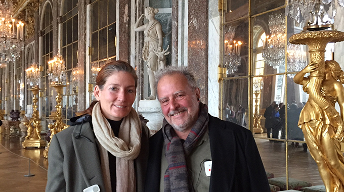 The author and his then-girlfriend, Nicole, pose in the Hall of Mirrors in the Palace of Versailles, France. | Photo courtesy Eric Lucas