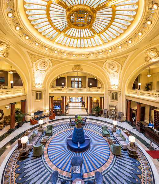 Battle House Hotel lobby.