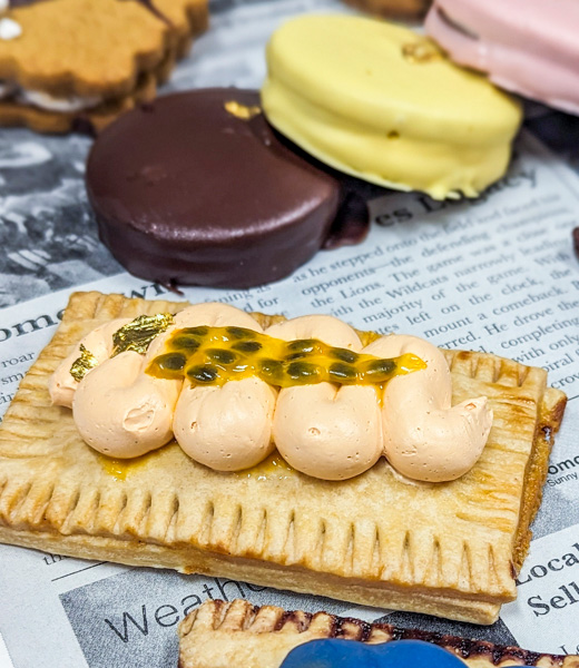 Freshly baked Pop-Tart from Dropout Bakery & Company.